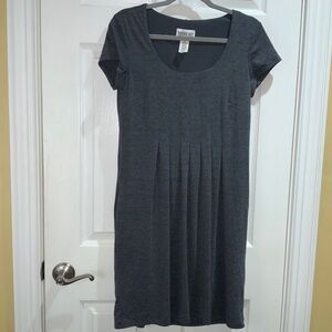 Robbie Bee scoop neck babydoll jersey knit dress Sz 6 short sleeve lined…